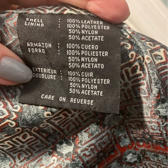 Kenneth Cole Black Leather Coat -Size S EUC - Picture 6 of 13